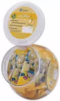 Miradent XyliPOP su bananų skonio saldainis ant pagaliuko vaikams, be cukraus, su ksilitoliu 25vnt.