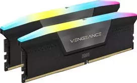 Corsair Microsystems „Corsair Vengeance RGB 128GB“ (2x64GB) DDR5 DRAM 6000MT/s CL40 atminties rinkinys, 128GB, 2 x 64GB, DDR5, 288 kontaktų DIMM