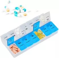 Relaxdays Tablečių dėžutė 3x18.5x9.5 cm mėlyna, plastikas