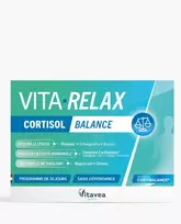 Prancūzija Vitavea VITA'RELAX Cortisol Balance, 30 augalinės kilmės kapsulių