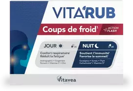 Prancūzija Vitavea VITA’RUB Coups de Froid peršalimo laikotarpiui, 12 augalinės kilmės kapsulių