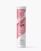 Prancūzija Vitavea HYDRAFRESH be cukraus vyšnių skonio, 20 tirpstančių tablečių