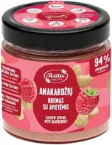 Rūta Anakardžių kremas su avietėmis, 320 g
