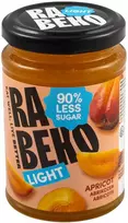 Rabeko Light Jam 230 g Abrikosų džemas less sugar