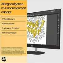 Stacionarus kompiuteris HP 27-cr0471ng AiO 27 FHD RYZ7-7730U/16GB/1TBSSD/W11Home baltas