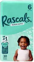 Rascal And Friends RASCALS sauskelnės, 6 dydis, 15-20 kg., 30 vnt.