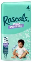 Rascal And Friends RASCALS sauskelnės-kelnaitės, 4 dydis, 10-15 kg., 32 vnt.