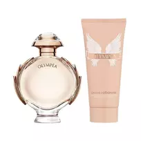 Set Paco Rabanne: Olympea Eau De Parfum For Women, 50 ml + Olympea Losjonas kūnui, 100 ml