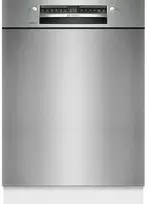 Bosch SMU4HMS02S Serija 4, Indaplovė, montuojama iš apačios, 60 cm, Šlifuotas plienas