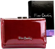 Natūralios odos moteriška piniginė Pierre Cardin 05 LINE 117, raudona