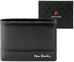 Vyriška odinė piniginė Pierre Cardin YS605 8806 juoda