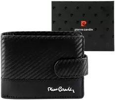 Vyriška odinė piniginė Pierre Cardin YS607 323A juoda