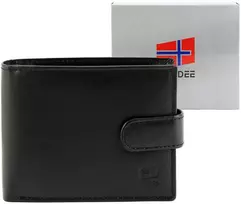 Odinė piniginė Nordee SLANGE N992L juoda