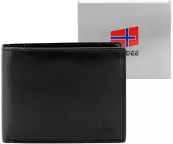 Odinė piniginė Nordee SLANGE N992 juoda