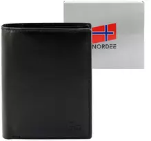 Odinė piniginė Nordee SLANGE N4 juoda