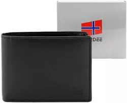 Odinė piniginė Nordee SLANGE 035 juoda