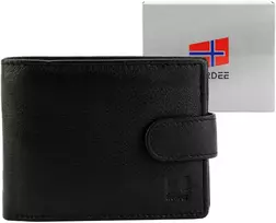 Odinė piniginė Nordee HARE 035L juoda