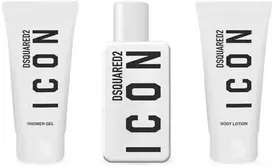 Dsquared2 Dsquared 2 Icon Set rinkinys moterims (EDP, 50 ml + dušo želė, 50 ml + kūno losjonas, 50 ml)