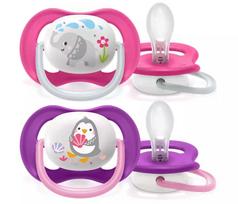 Čiulptukai AVENT "Ultra Air" ortodontinis 6-18 m 2vnt