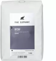 Kava su „Five Elephant“ Five Elephant Colombia Cauca be kofeino plautas etilo acetatas OMNI 1kg, kava su „ziarnista“