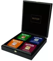 Arbatos rinkinys Battler Original Woden Box Juodas Teas, BO-GL-8017, 20 vnt