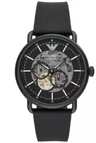 Vyriškas laikrodis EMPORIO ARMANI AVIATOR AUTOMATIC AR60028 + BOX (zi099c)