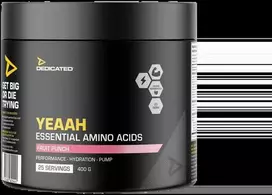 Dedicated Nutrition Dedicated YEAAH Essential Amino Acids 400g. (Amino rūgščių kompleksas) (Fruit Punch skonis)
