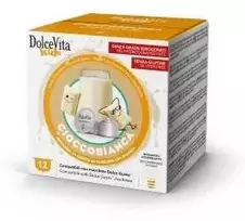 Dolce Vita Cioccobianca — baltojo šokolado gėrimo kapsulės 72 vnt. (tinka Dolce Gusto* sistemai)