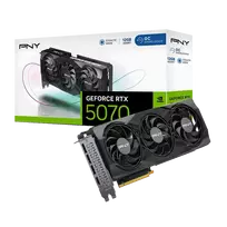 Vaizdo plokštė PNY Video Card NVidia GeForce RTX 5070 12GB Overclocked Triple Fan DLSS4 (Open Box)