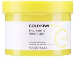 Holika „Gold Kiwi Vita C+“ skaistinamosios tonikos pagalvėlės, 80 vnt.
