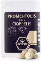 PROMENTOLIS PLIUS ČIOBRELIS, perštinčiai gerklei, N60