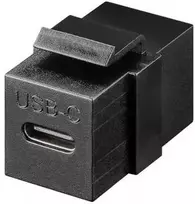 „Spacetronik Keystone“ jungties USB-C laido prailgintuvas, juodas, WT
