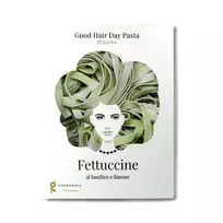 Greenomic Delikatessen Good Hair Day makaronai, ilgi fettuccine su baziliku ir citrina 250g