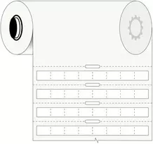 Spausdintuvas Brady PCR Tube Label for BBP33/i3300/i5300 Printers