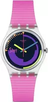 Laikrodis Swatch Neoninė rožinė podiumo SO28K111