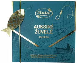 Rūta Juodojo šokolado (50 %) figūrėlės „Auksinė žuvelė“, 45 g