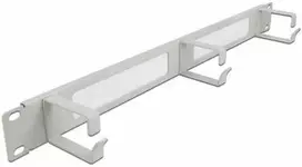 Delock 66542 - Cable management panel - Pilkas - Metal - 1U - 486 mm - 63 mm