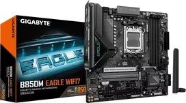 Pagrindinė plokštė GIGABYTE B850M EAGLE WIFI7 AMD B850 Lizdas AM5 micro ATX