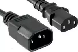 Secomp Roline IEC320 C13-C14 maitinimo laidas, 3 m, juodas (1530-08-19)