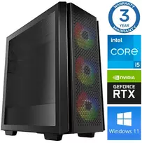 Stacionarus kompiuteris INTOP i5-12400F 16GB 500SSD M.2 NVME+4TB RTX3050 6GB WIN11 (RW71921WH) (Atnaujinta)