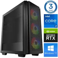 Stacionarus kompiuteris INTOP i7-12700F 32GB 1TB SSD M.2 NVME+4TB RTX3050 6GB WIN11 (RW71931WH) (Atnaujinta)