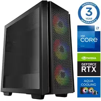 Stacionarus kompiuteris INTOP AQUA i7-14700F 16GB DDR5 2TB SSD M.2 NVME+4TB RTX3050 6GB no-OS (RW71970NS) (Atnaujinta)