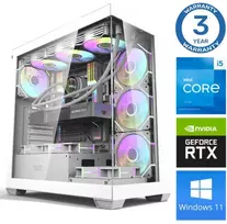 Stacionarus kompiuteris INTOP i5-14400F 16GB DDR5 1TB SSD M.2 NVME+4TB RTX5070Ti 16GB WIN11 (RW72388WH) (Atnaujinta)