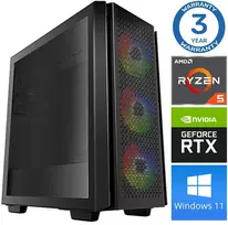 Stacionarus kompiuteris INTOP Ryzen 5 5600X 16GB 240SSD M.2 NVME+4TB RTX5050 8GB WIN11 (RW77420WH) (Atnaujinta)