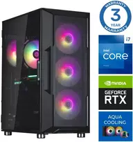 Stacionarus kompiuteris INTOP AQUA i7-14700F 64GB DDR5 2TB SSD M.2 NVME+4TB RTX5050 8GB no-OS (RW77651NS) (Atnaujinta)