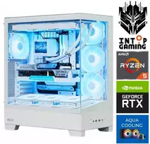 Stacionarus kompiuteris INTOP AQUA Ryzen 5 7500X3D 64GB DDR5 1TB SSD M.2 NVME+4TB RTX5080 16GB no-OS (RW80825NS) (Atnaujinta)