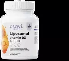 Osavi Liposomal vitamin D3 4000 IU 60 kaps. (Liposominis vitaminas D)