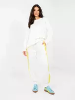 Rue Paris Sportinės kelnės-IT-DR-22216.95-ecru