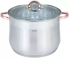 Plieninis puodas su dangčiu, 16 l, 30 cm skersmuo, Klausberg, kb-7796