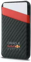 Red Bull Raudona Bull Raudona Bull anglies pluošto „MagSafe“ piniginė, juoda